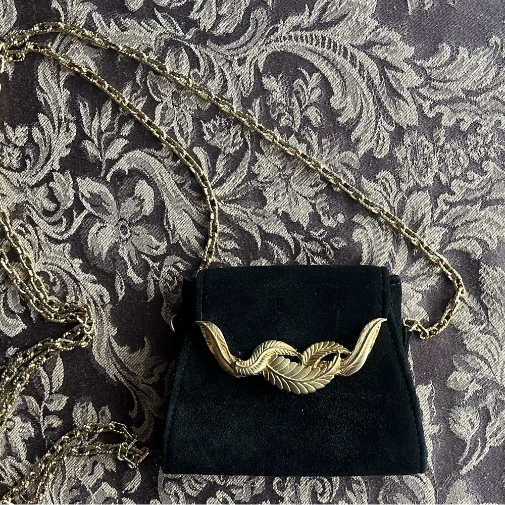 Evening Bag Black Suede - Picture 2 of 7